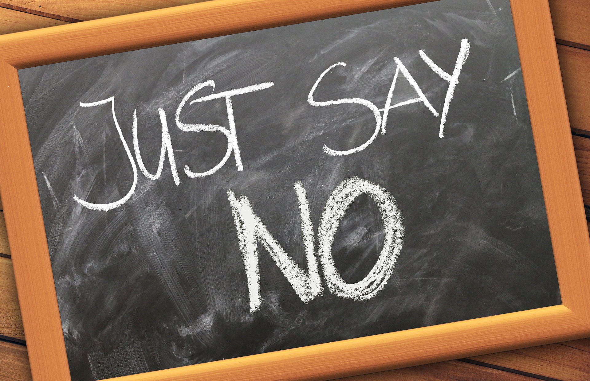 Editorial: Learning to Say No