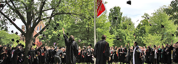 First year some students will wear kente stoles at graduation