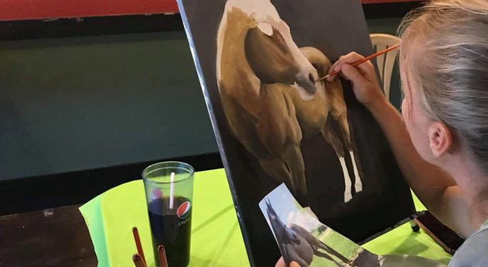 Paint your Pet at Paint Nite Springfield