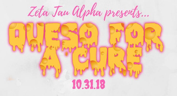 Zeta Tau Alpha to host Queso for a Cure in support of breast cancer