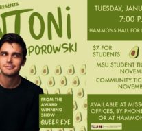 Missouri State University to welcome Antoni Porowski: Netflix’s “Queer Eye” star visiting Springfield in January