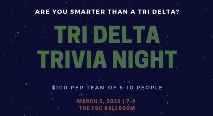 Tri Delta presents Are You Smarter Than a Tri Delta?: Trivia Night for St. Jude